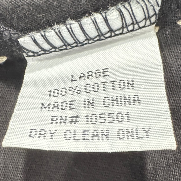 Double D Ranch Black Tee with Southwestern Motif - Picture 5 of 5